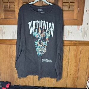 Hot‎ Topic Deathwish long sleeve shirt Size XL